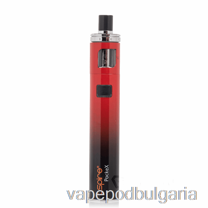 Vape Bulgaria Aspire Pockex Aio Starter Kit [anni] червен градиент